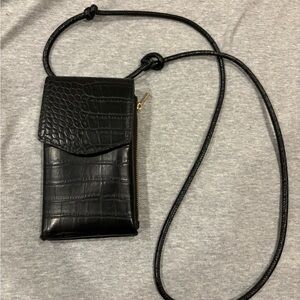 Target A New Day Black Leather Wallet Purse